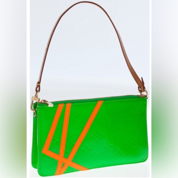 Louis Vuitton Handbags - LV  Limited Edition by Robert Wilson Monogram Lime Green Vernis Leather